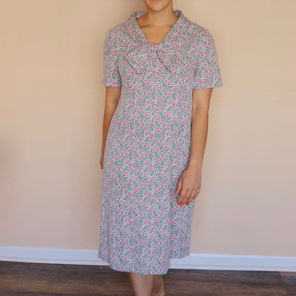CUSTOM VINTAGE Paisley Dress